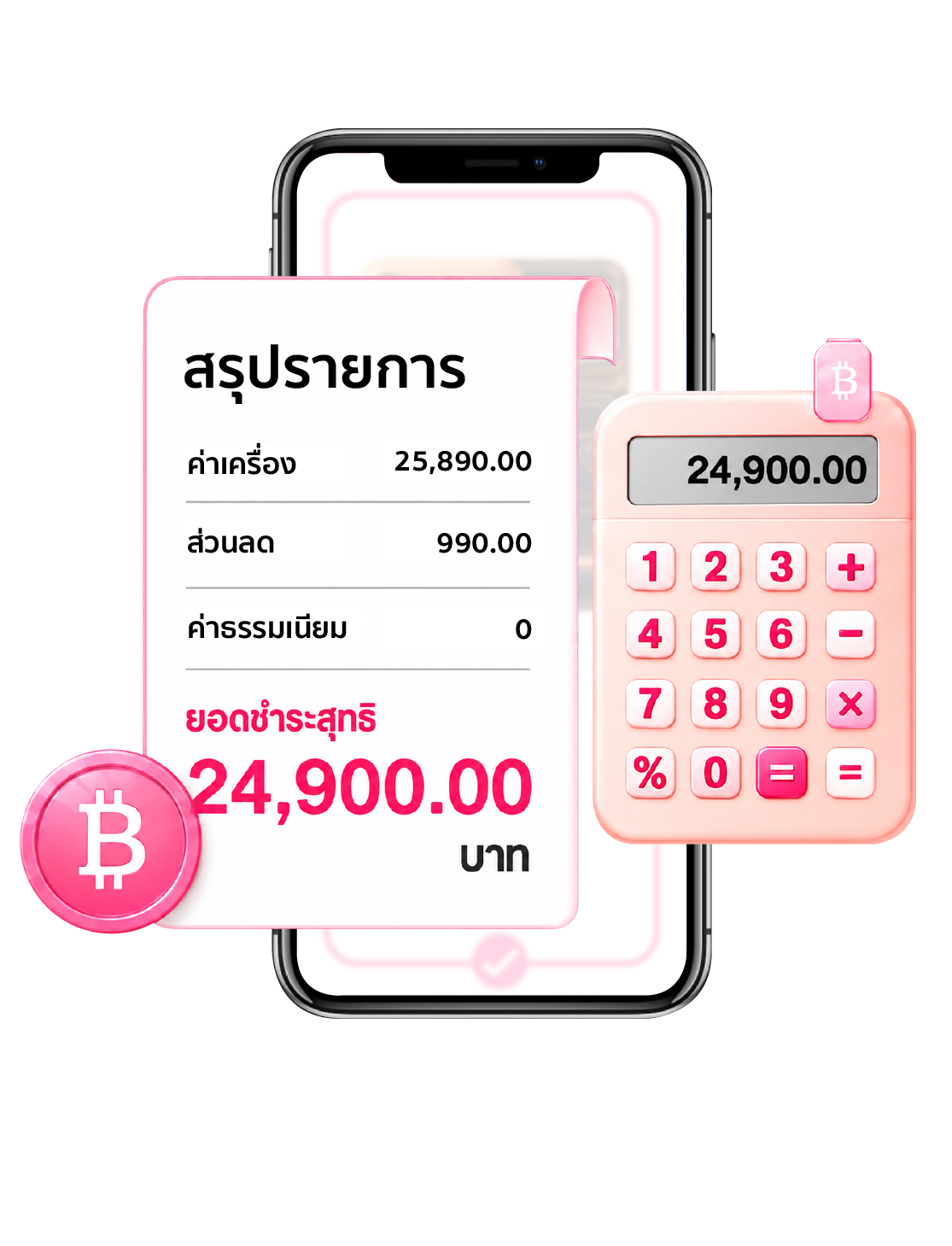 เช็กราคาและยอดชำระ